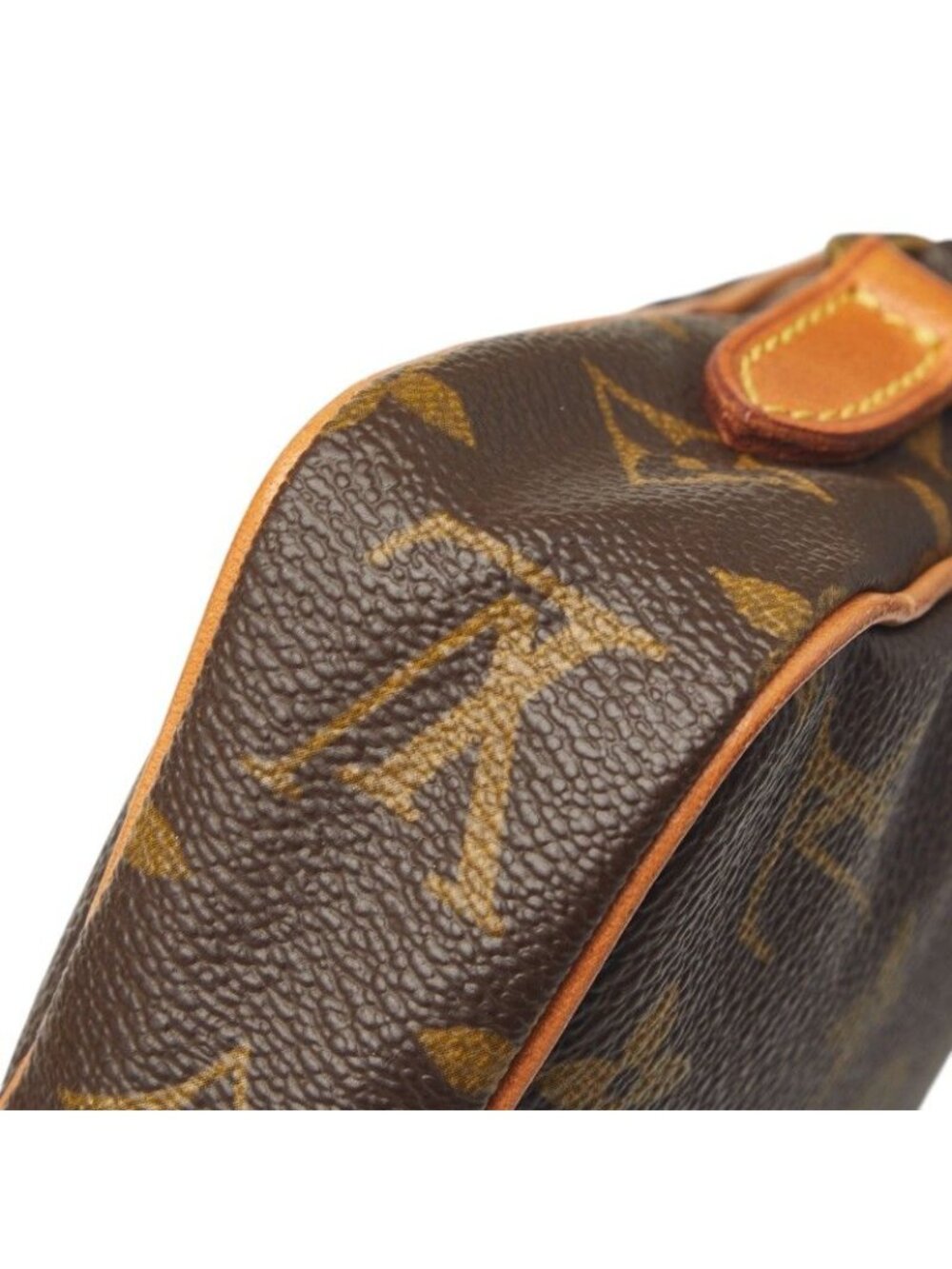 Louis Vuitton Monogram Mini Danube Crossbody Shoulder Bag Brown Leather - Picture 4 of 8
